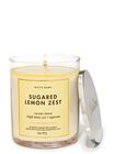 Sugared Lemon Zest Signature Single Wick Candle image number null