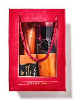 Mahogany Teakwood Gift Bag Set Mahogany Teakwood Gift Bag Set