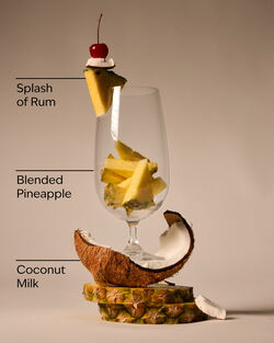 Coconut Pi&ntilde;a Colada Single Wick Candle image number null