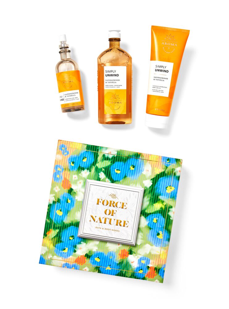 Sandalwood Vanilla Gift Box Set Gift Box Set