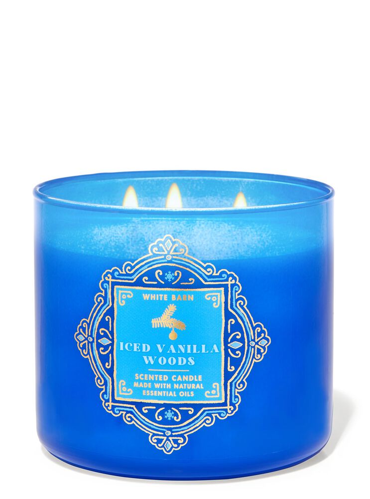 Iced Vanilla Woods 3-Wick Candle 3-Wick Candle