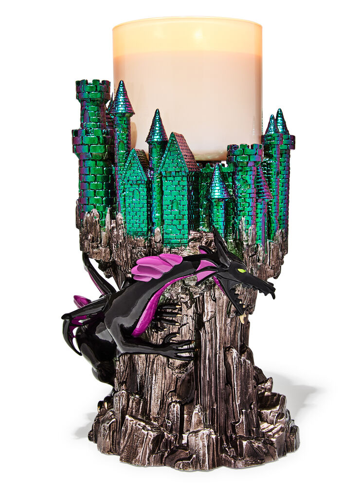 Dragon Castle Pedestal 3-Wick Candle Holder 3-Wick Candle Holder