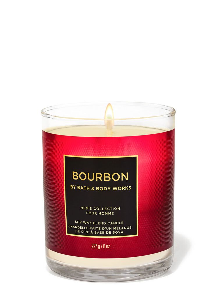 Bourbon Single Wick Candle Single Wick Candle