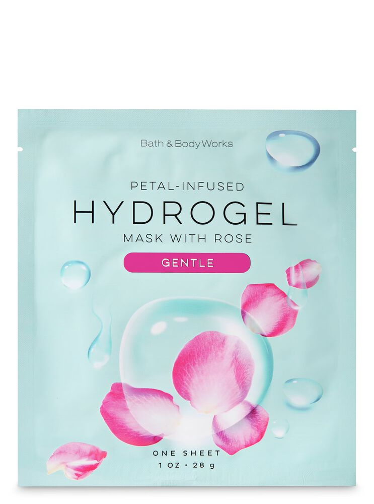 Petal-Infused Hydrogel Gentle with Rose Face Care Face Sheet Mask
