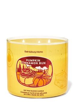 Pumpkin Cinnamon Bun 3-Wick Candle