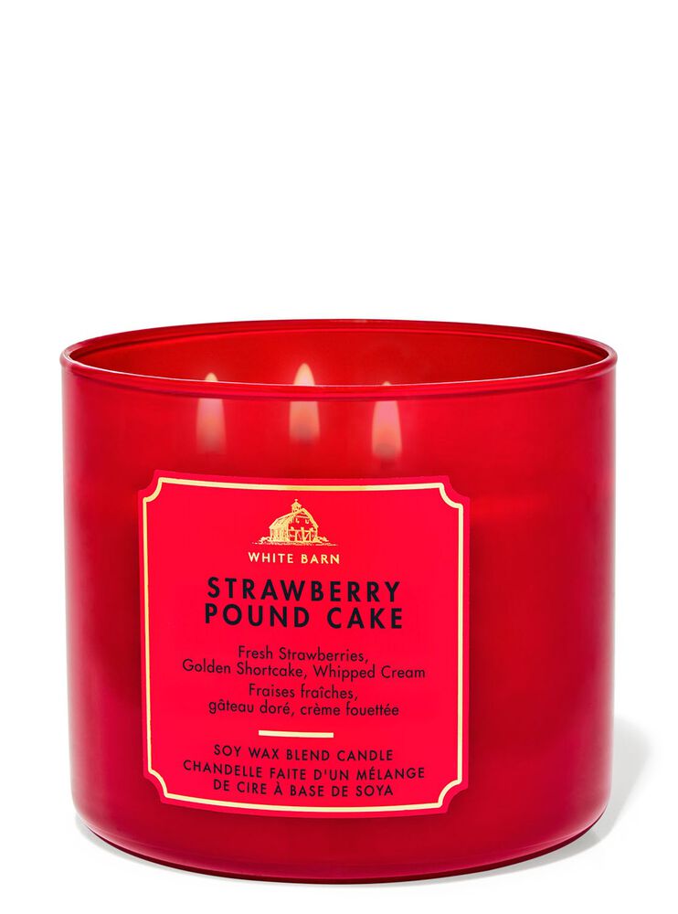 Strawberry Pound Cake 3-Wick Candle 3-Wick Candle