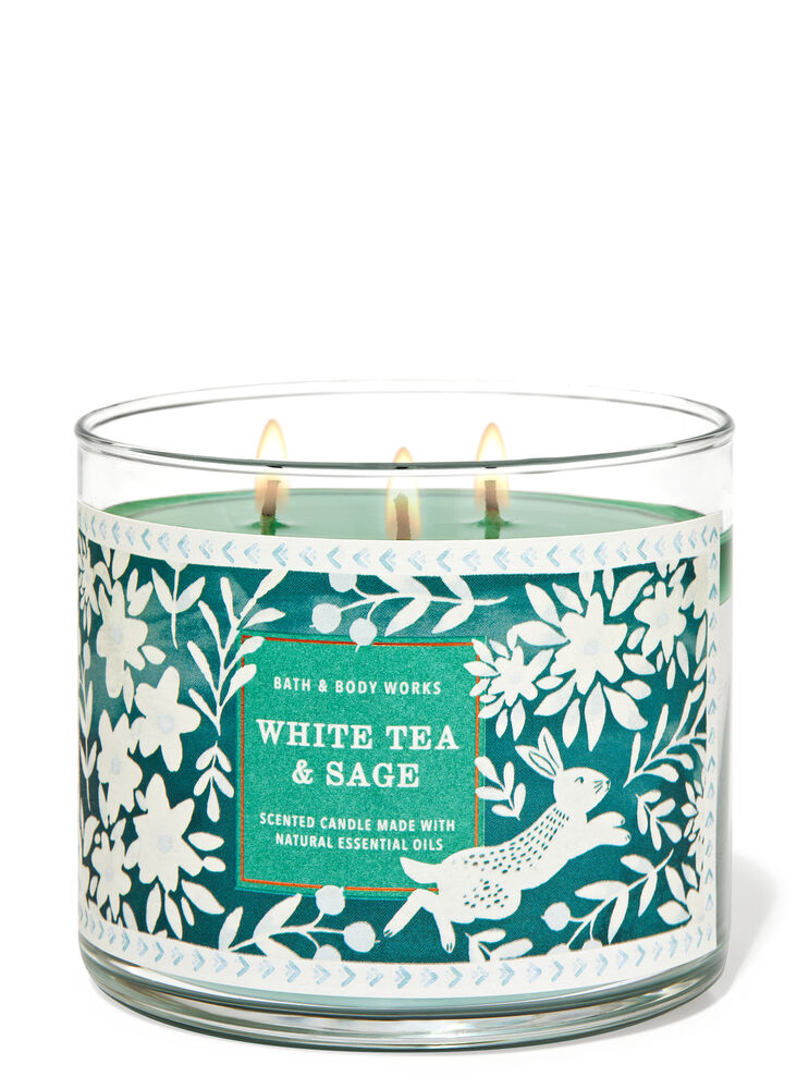 White Tea & Sage 3-Wick Candle 3-Wick Candle