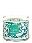 White Tea & Sage 3-Wick Candle image number null