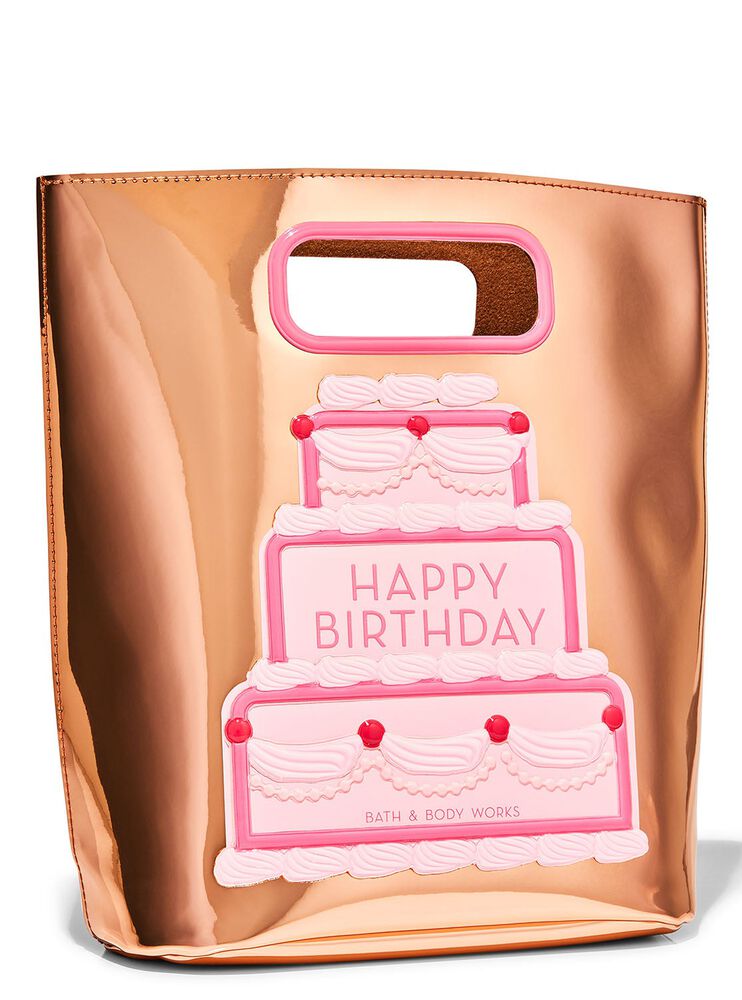 Happy Birthday Reusable Gift Bag Cosmetic Bag