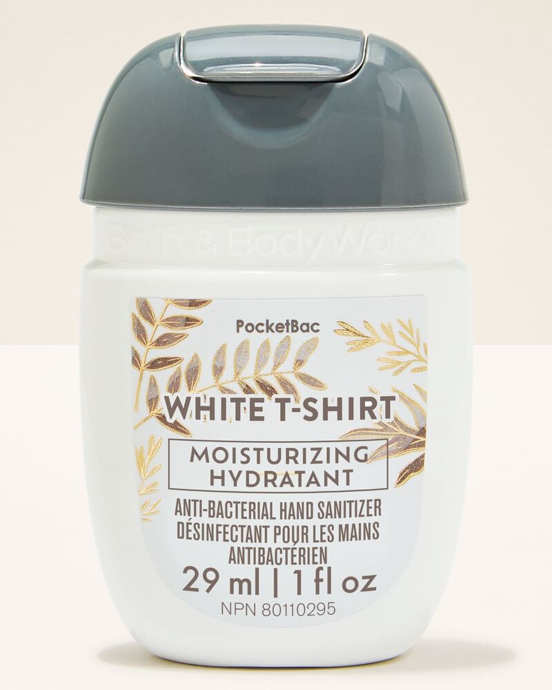 White T-Shirt PocketBac Hand Sanitizer PocketBac Hand Sanitizer