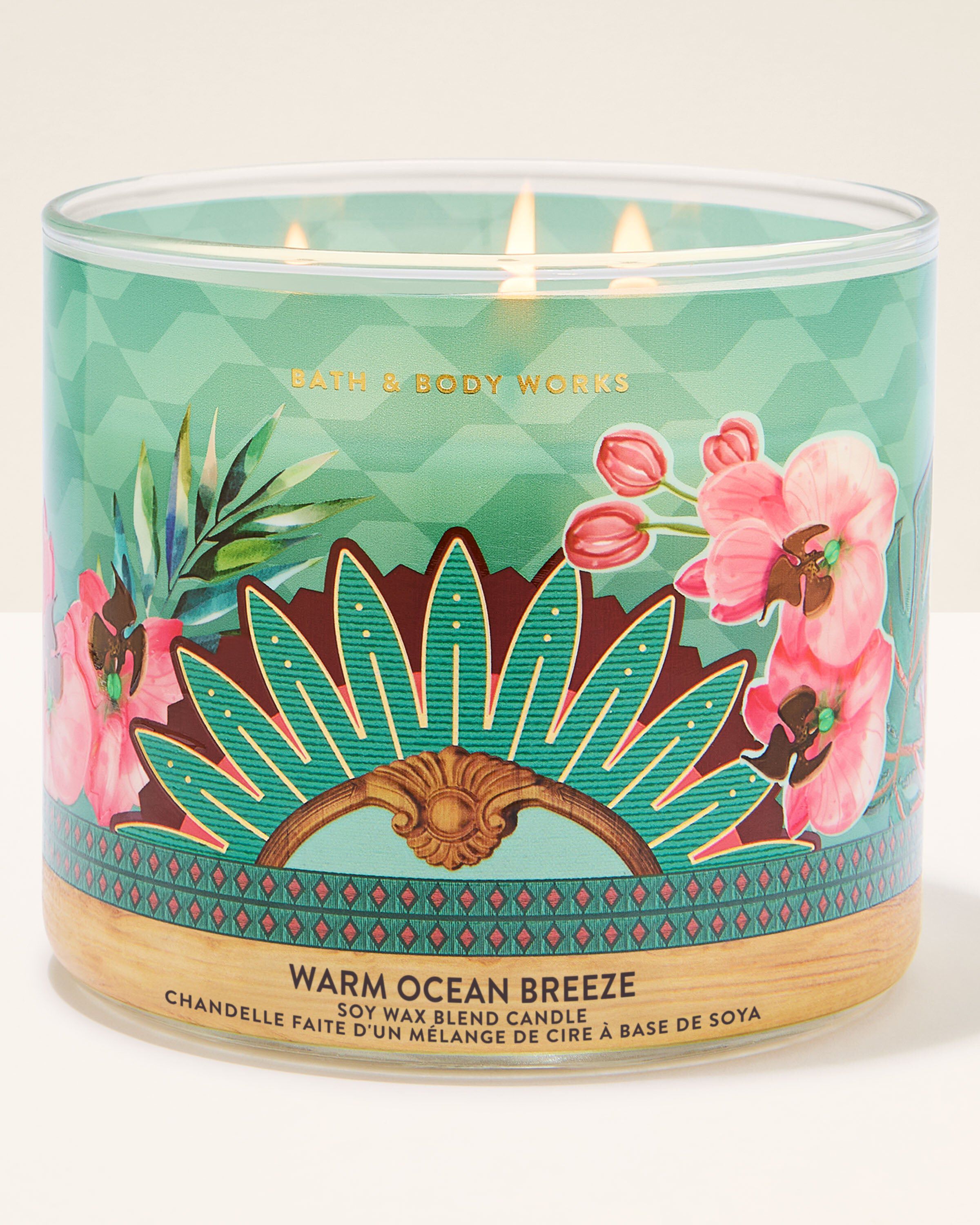 Shop Warm Ocean Breeze 3-Wick Candle | Bath & Body Works Malaysia