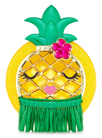 Hula Pineapple Visor Clip Car Fragrance Holder