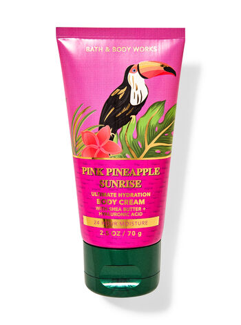 Pink Pineapple Sunrise Travel Size Ultimate Hydration Body Cream Travel Size Ultimate Hydration Body Cream