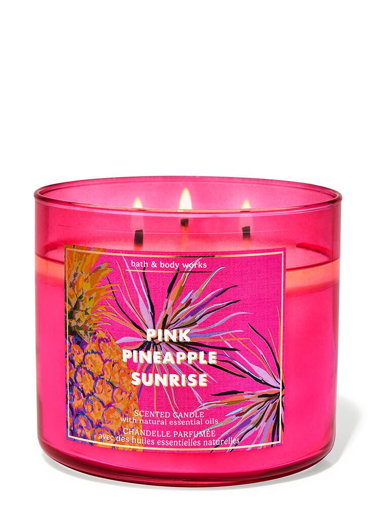 Pink Pineapple Sunrise 3-Wick Candle 3-Wick Candle
