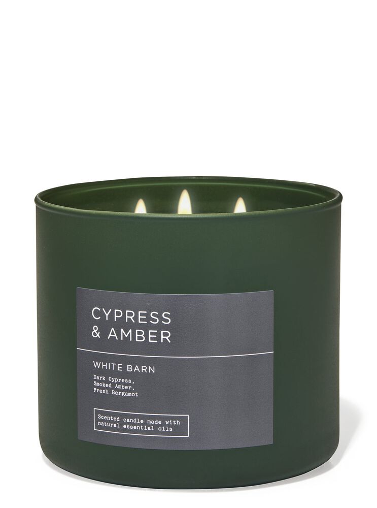 Cypress & Amber 3-Wick Candle 3-Wick Candle