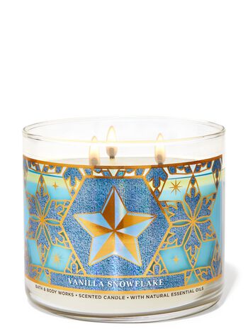 Vanilla Snowflake 3-Wick Candle 3-Wick Candle