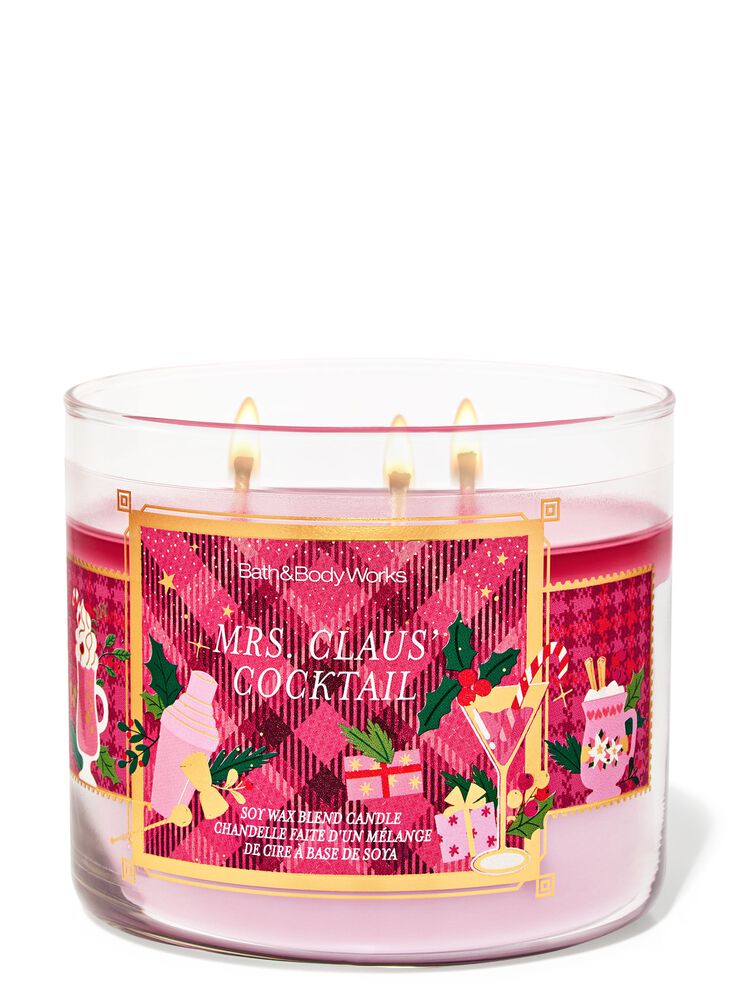 Mrs. Claus' Cocktail 3-Wick Candle 3-Wick Candle