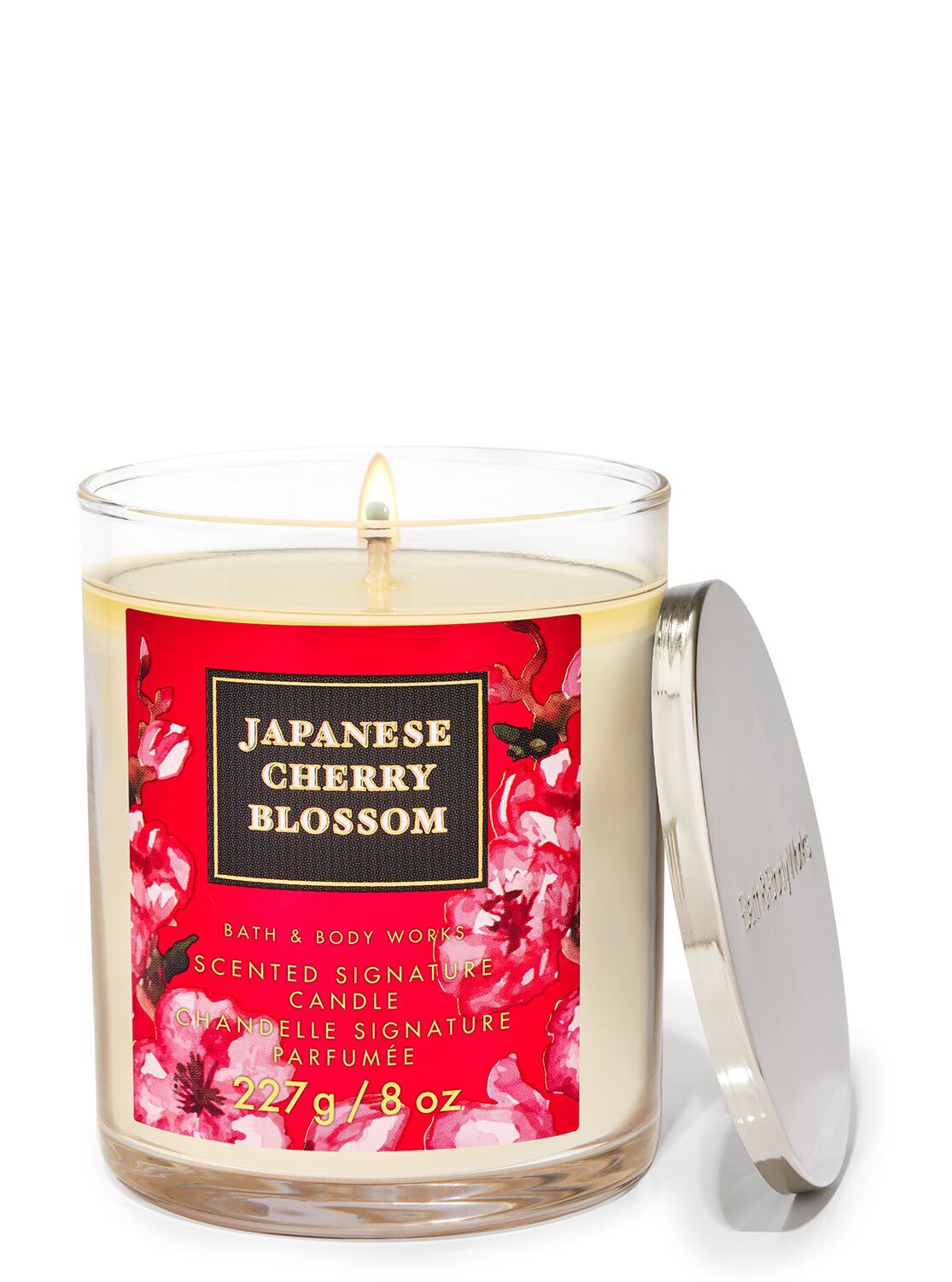 Shop Japanese Cherry Blossom Single Wick Candle | Bath & Body
