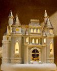 Disney Princess Light-up Castle Pedestal 3-Wick Candle Holder image number null