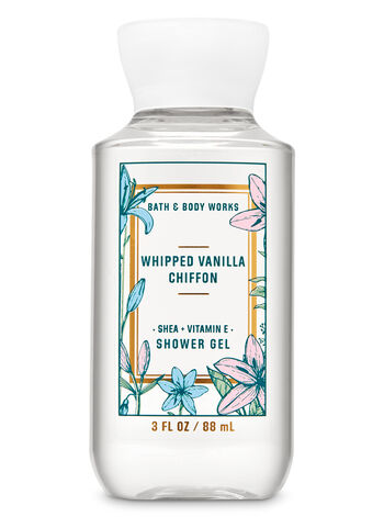 Whipped Vanilla Chiffon Travel Size Shower Gel Travel Size Shower Gel