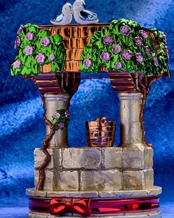 Snow White Pedestal
 3-Wick Candle Holder image number null