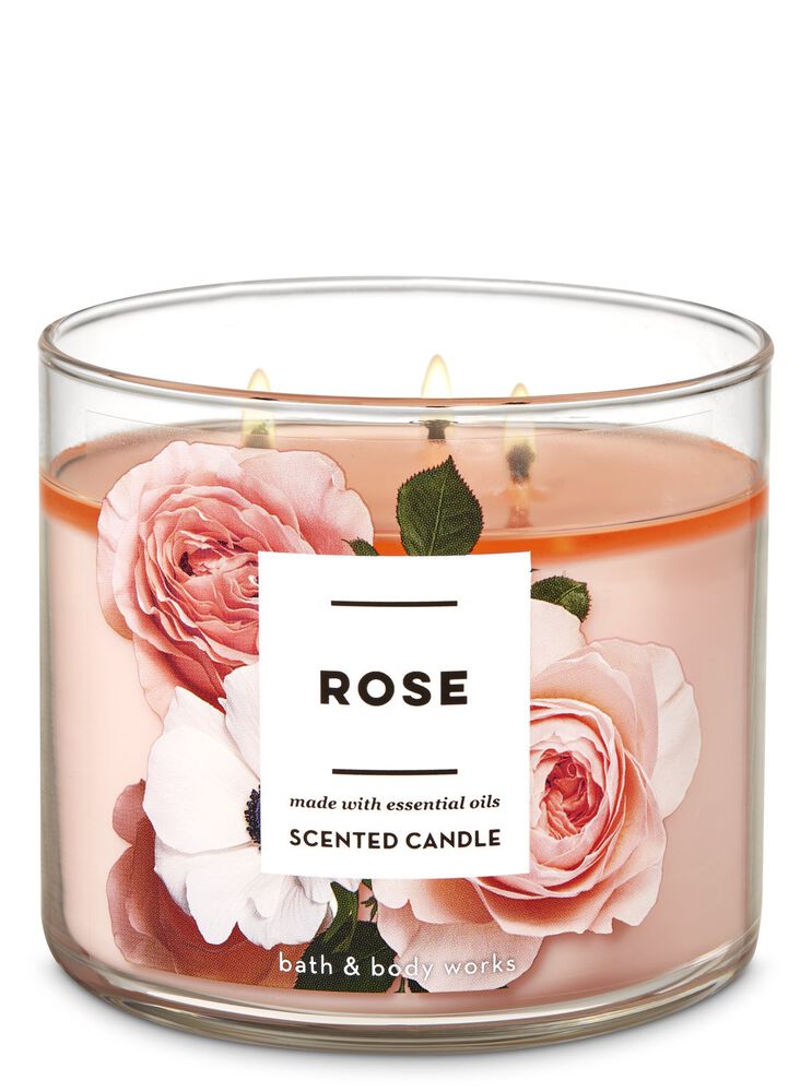 Rose 3-Wick Candle 3-Wick Candle