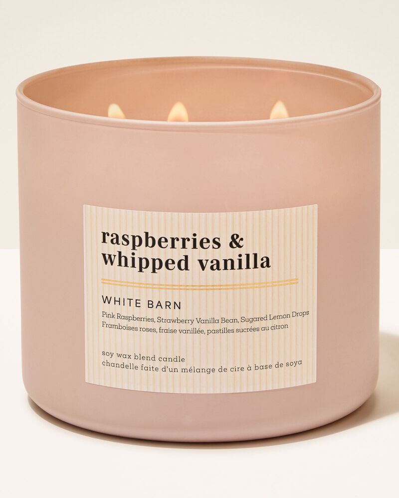 Raspberries & Whipped Vanilla 3-Wick Candle 3-Wick Candle
