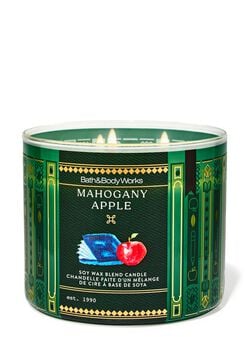 Mahogany Apple 3-Wick Candle