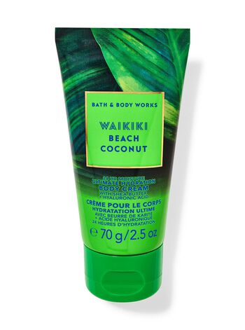 Waikiki Beach Coconut Travel Size Body Cream Travel Size Body Cream