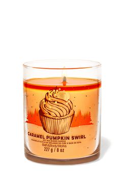 Caramel Pumpkin Swirl Signature Single Wick Candle