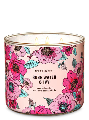 Rose Water & Ivy 3-Wick Candle 3-Wick Candle