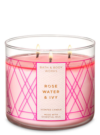 Rose Water & Ivy 3-Wick Candle 3-Wick Candle