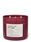 Cranberry & Gala Apple 3-Wick Candle image number null