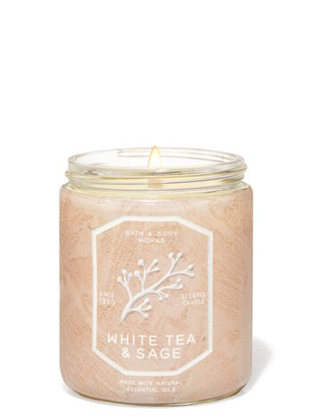 White Tea & Sage Single Wick Candle Single Wick Candle