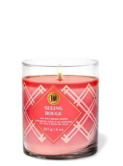 Seeing Rouge Single Wick Candle
