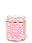 Pink Lilac & Vanilla Single Wick Candle image number null