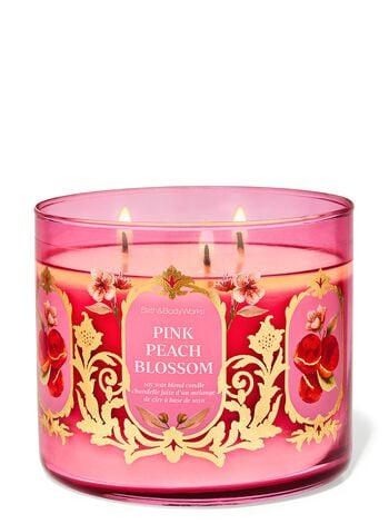 Pink Peach Blossom 3-Wick Candle 3-Wick Candle