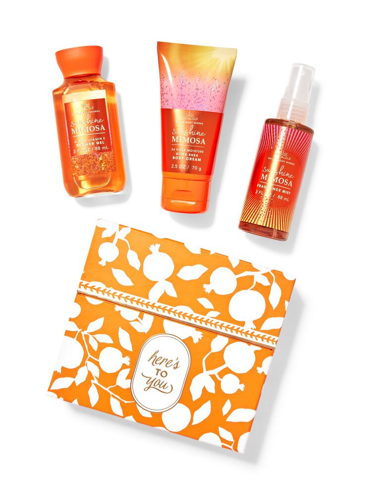 Sunshine Mimosa Gift Set Gift Box Set