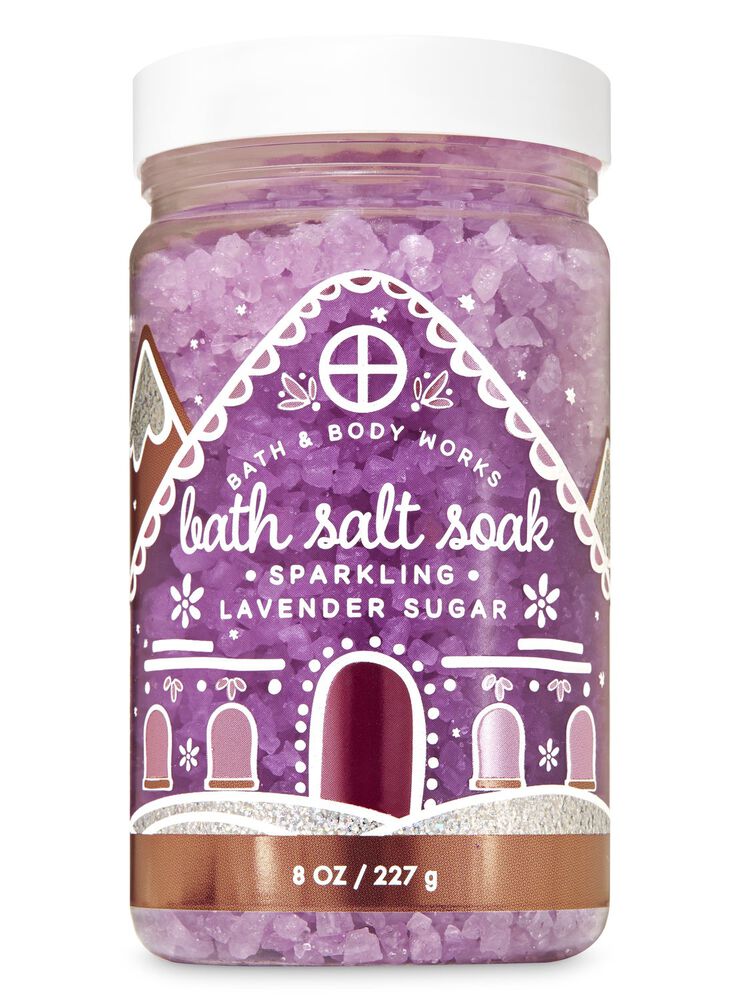 Sparkling Lavender Sugar Bath Soak Bath Soak