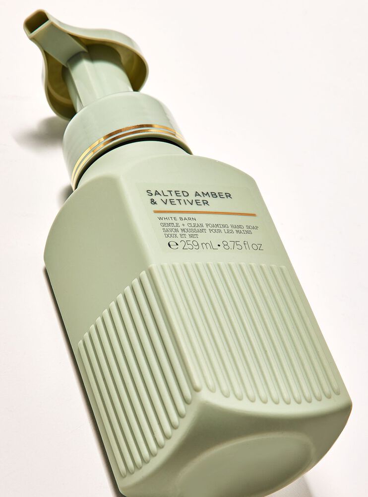 Salted Amber & Vetiver Gentle & Clean Foaming Hand Soap Foaming Hand Soap