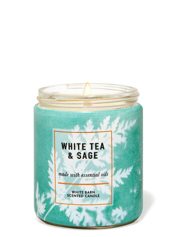 White Tea & Sage Single Wick Candle Single Wick Candle