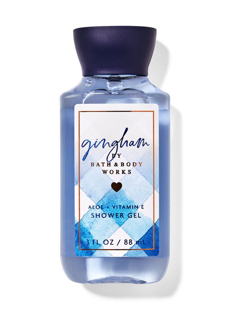 Gingham Travel Size Shower Gel Travel Size Shower Gel