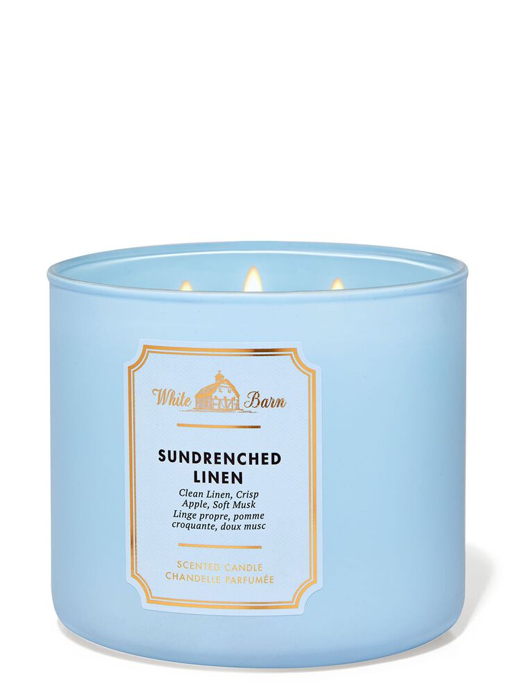 Sun-Drenched Linen 3-Wick Candle 3-Wick Candle