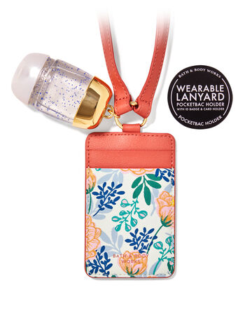 Wearable Floral ID Card PocketBac Holder