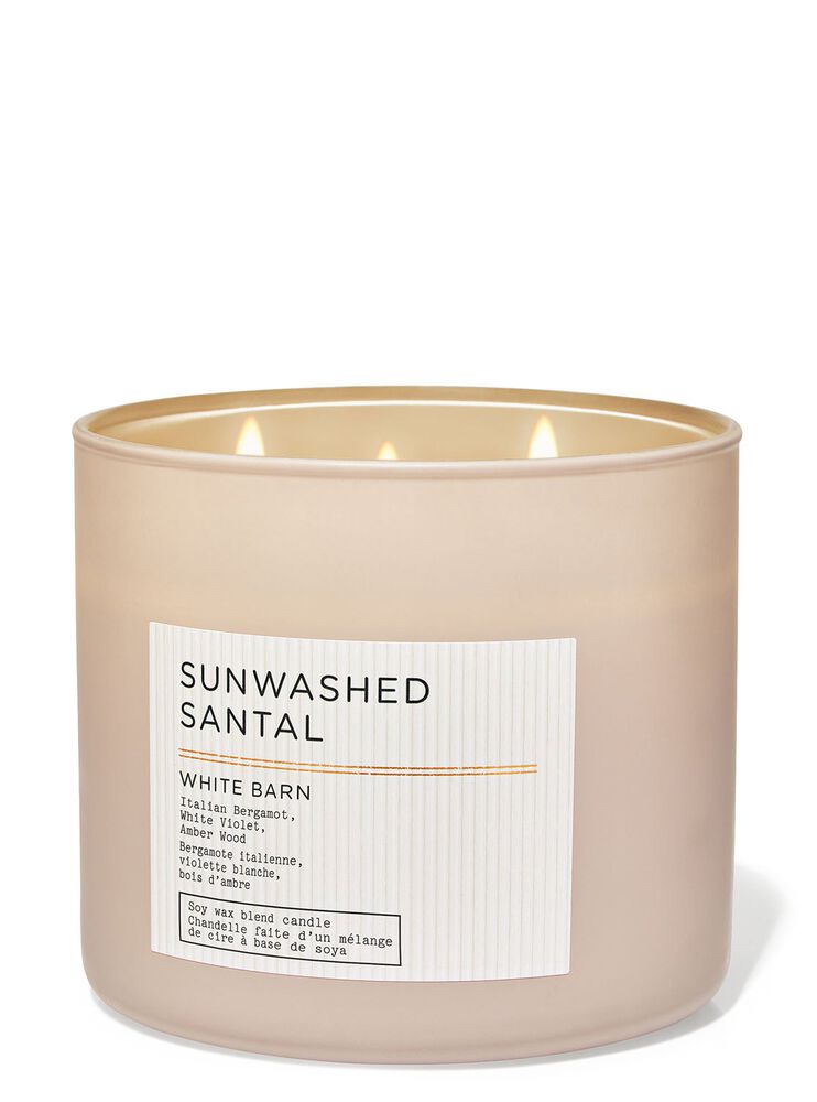 Sunwashed Santal 3-Wick Candle 3-Wick Candle