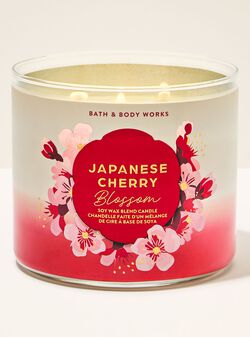 Japanese Cherry Blossom 3-Wick Candle image number null