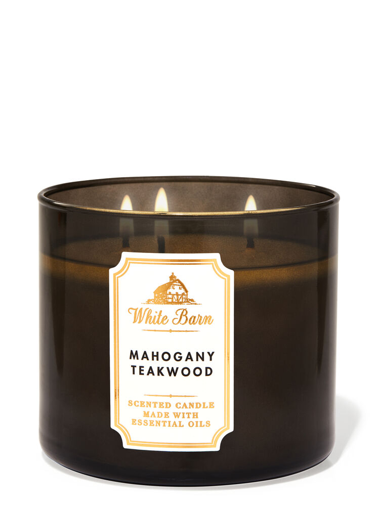 Mahogany Teakwood 3-Wick Candle 3-Wick Candle