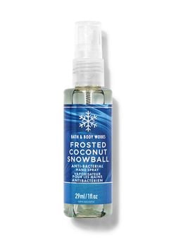 Frosted Coconut Snowball Hand Sanitizer Spray