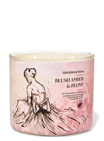 Blush Amber & Peony 3-Wick Candle 3-Wick Candle
