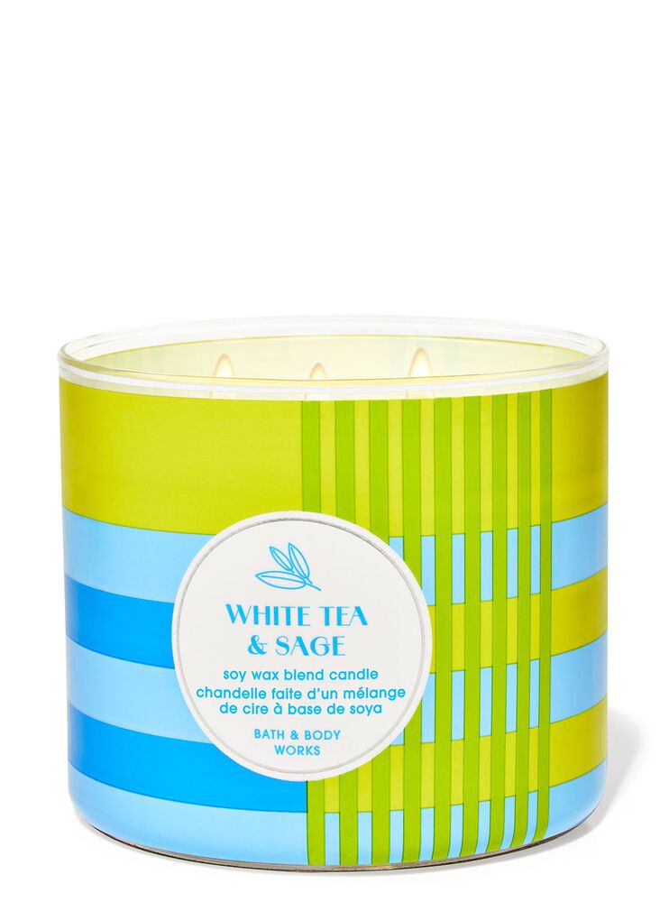 White Tea & Sage 3-Wick Candle 3-Wick Candle